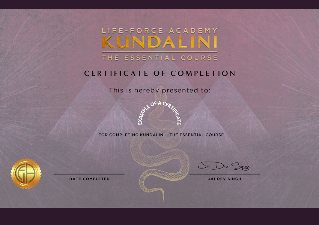 Certificate of completion